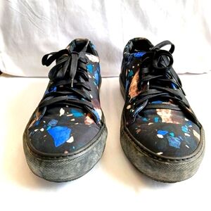 Acne Studios Premium Waxed Canvas Graphic Top Fashion Luxury Sneakers